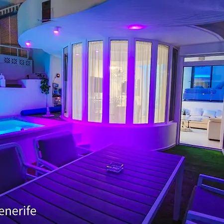 Sunset - Private Pool And Jacuzzi With Oceanview Villa Costa Adeje